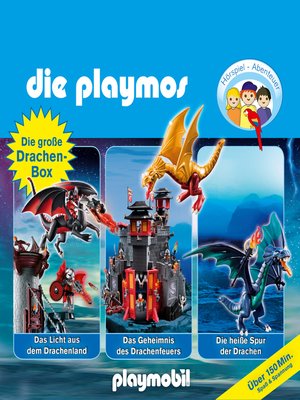 cover image of Die Playmos--Das Original Playmobil Hörspiel, Die große Drachen-Box, Folgen 13, 38, 50